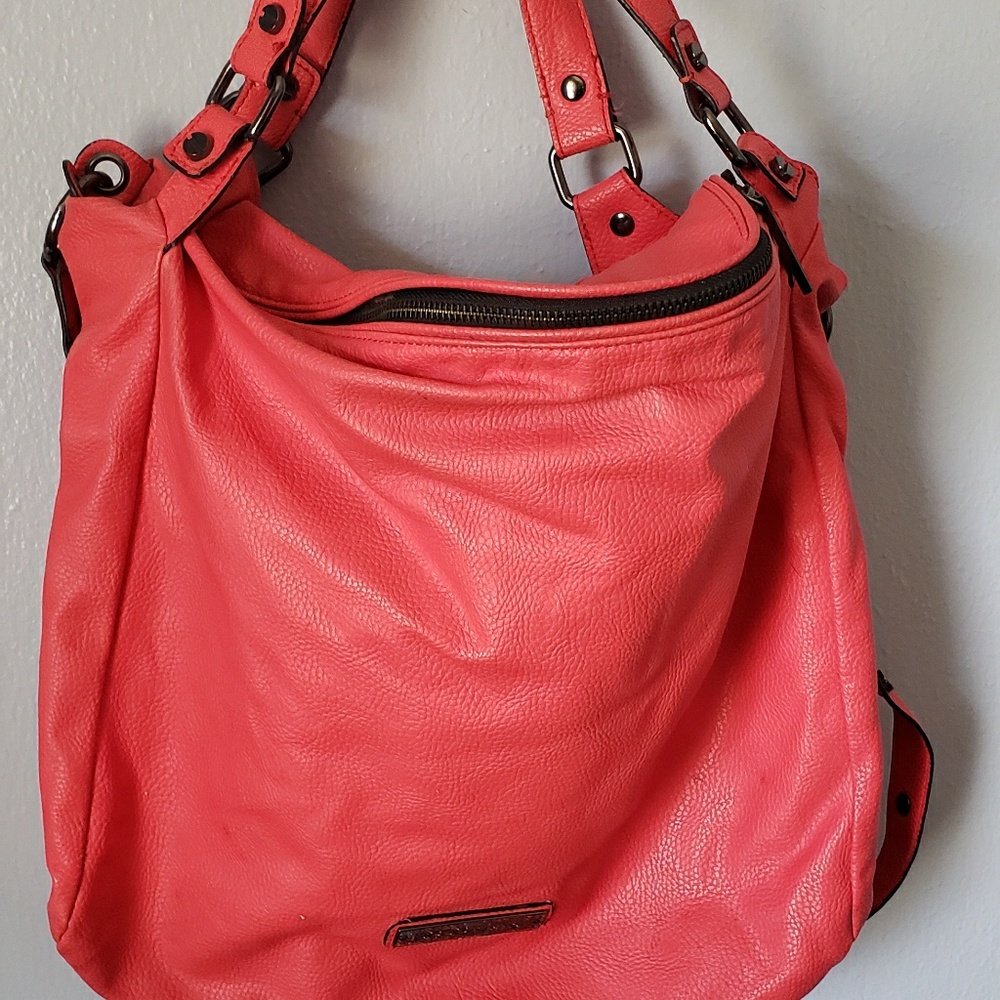 BCBGGENERATION pink hobo bag - SOFT LEATHER